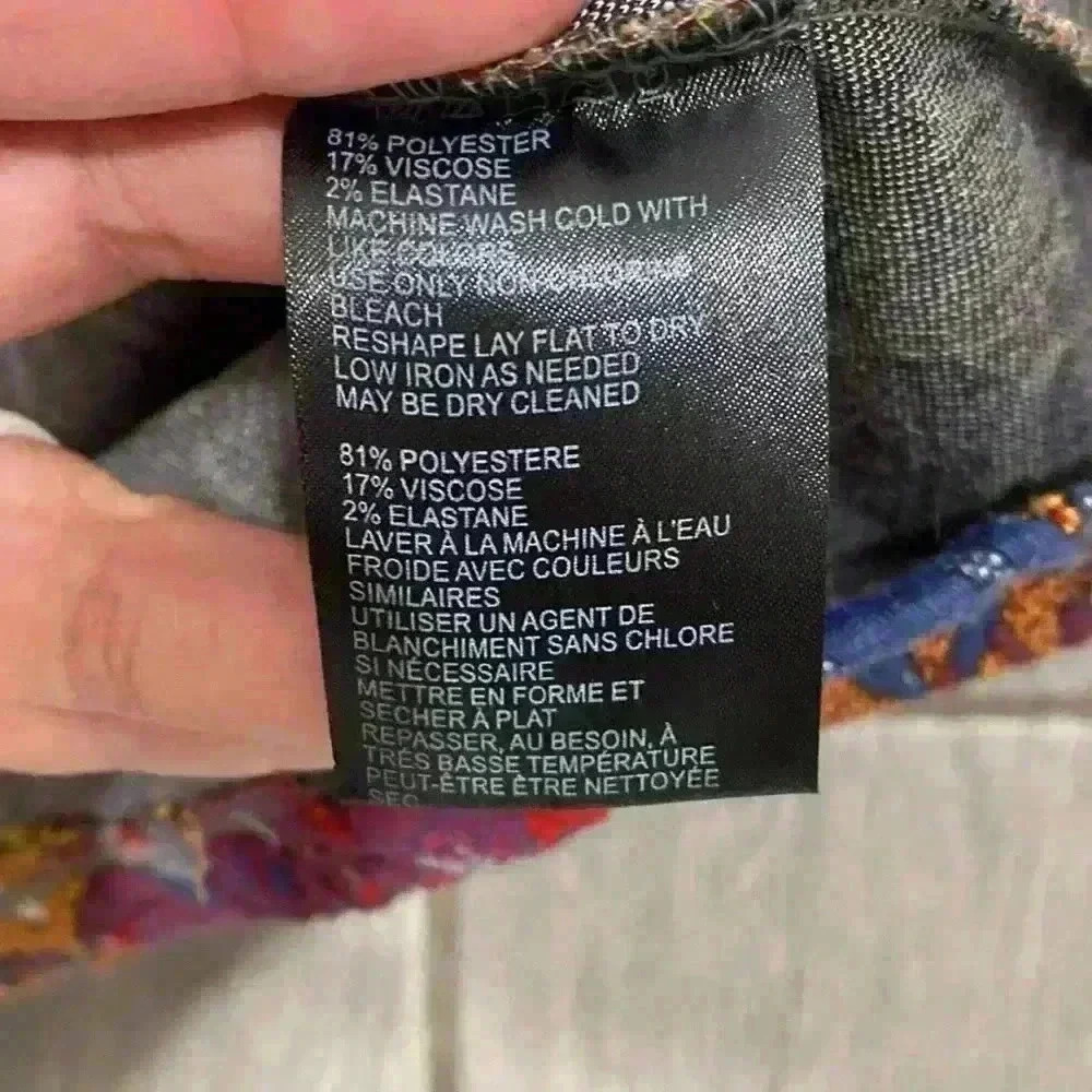 Urban Outfitters Textured Floral multicolor Mini Dress size Small - Picture 5 of 6